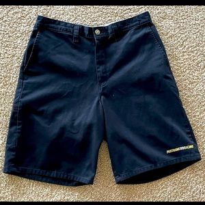 Dickies black work shorts 11"